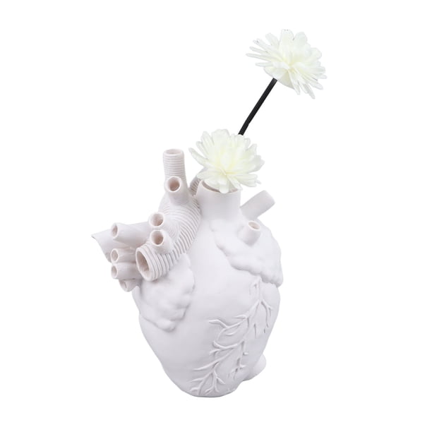 Escultura de Resina de Jarrón de Corazón Florero de Corazón Anatómico Decorativo para Decoración del Hogar ANGGREK Otros