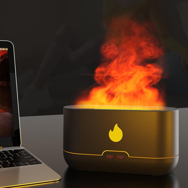 Humidificador de Frío Baoblaze Carga USB para Viajes de Escritorio Gris