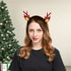 thumbnail image 1 of Christmas Red Deer Antlers Headband For Girls And Children Cute Hair Accessories Forest Deer Headband Accessories Adult Hair Accessories, 1 of 5