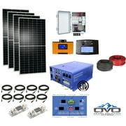 2.1KW Offgrid Solar Kit + 4KW AIMS Split Phase 110/220V Inverter with Wiring