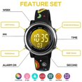 thumbnail image 4 of Reloj digital para niños, reloj deportivo con dibujos animados en 3D para niños y niñas de 3 a 10 años, pantalla de fecha y hora, 4 of 5
