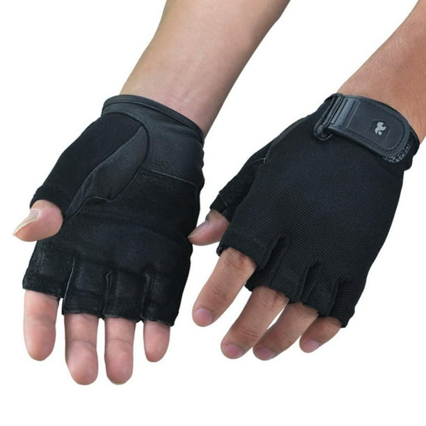 Gants demi-doigts antidérapants en silicone pour la rééducation de  l'arthrite, taille: XL (gris)
