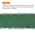thumbnail image 3 of Chiffon Ribbon 1.5" x 10 Yard, Handmade Fringe Ribbon, Cyan/Green/Dark Green Silk Ribbon, 3 of 6