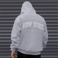 thumbnail image 2 of Valora Men Winter Outfit Versatile Everyday Hoodies And Sweatshirts For Men Crafted For Comfort And Style Ideal For Autumn And Winter Daily Casual Wear Light Gray 2XL, 2 of 6