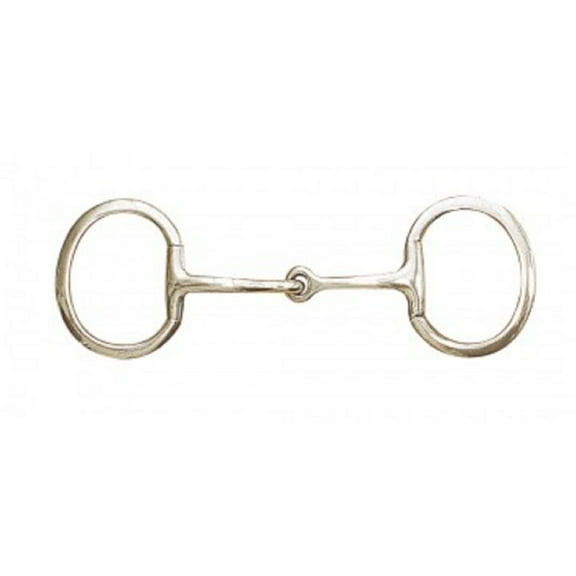 Centaur® Stainless Steel Eggbutt Snaffle (Stainless Steel, 4.75")
