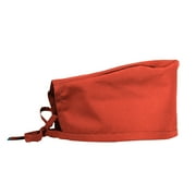 Panda Uniform Unisex scrub cap and nurse accessories for work | scrub caps women, scrub cap men and nurse cap Orange OS