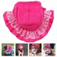 thumbnail image 1 of WEUVEB Sombrero Para Mascotas Rosado Ajustable Con Para Protección Solar Y Pequeños, 1 of 6