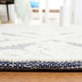 thumbnail image 5 of SAFAVIEH Vermont Trinity Floral Geometric Wool Area Rug, Ivory/Navy, 3' x 5', 5 of 9