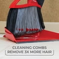thumbnail image 5 of O-Cedar PowerCorner Pet Pro Broom and Dustpan Set Step-on Large, 5 of 23