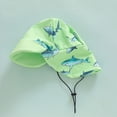 thumbnail image 7 of Ccpelsie Toddler Infant Baby Boy Swimsuit Newborn Rash Guard Boys One Piece Zipper Bathing Suit Swimwear with Hat(Green,6-12 Months), 7 of 7