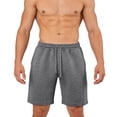 thumbnail image 2 of Lovzfmll Men's Summer Beach Casual Running Sports Shorts, 5-Inch Straight Leg Athletic Bermuda Shorts Dark Gray, S, 2 of 9