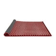 thumbnail image 2 of Ahgly Company Indoor Square Checkered Red Modern Area Rugs, 7' Square, 2 of 4