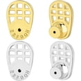 thumbnail image 1 of Earring Backs,EBFDOH Earring Backs for Droopy Ears 4pcs Durable Rackets Shape Earring Lifter Backs for Heavy Earrings Locking Earring Backing Replacements for Studs Large Backers,Mixed Color, 1 of 6