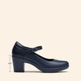 thumbnail image 2 of Zapatos de Tacón Mary Jane para Mujer DREAM PAIRS EDENIA Azul Marino Talla 7, 2 of 8