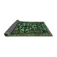 thumbnail image 2 of Ahgly Company Indoor Square Animal Turquoise Blue Traditional Area Rugs, 5' Square, 2 of 4