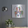 thumbnail image 6 of Luxe Metal Art 'Llama Tell You..' by Cindy Jacobs, Metal Wall Art, 24"x24", 6 of 8