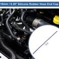 thumbnail image 2 of 10mm Straight Coupler Silicone Hose 4 Layers of Cloth Intercooler Heater Turbocharger Air Intake Pipe Radiator Coolant Tube 1500mm Blue Red, 2 of 7