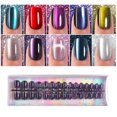 thumbnail image 1 of Press on Nails Plauva Cat Eye 300 piezas cortas cuadradas para mujer, 1 of 7