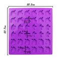 thumbnail image 1 of Paquete de 3 36 Moldes de chocolate de silicona Unicornio Moldes de difusor de aroma creativo Moldes de galletas, 1 of 2