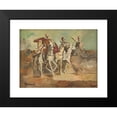 thumbnail image 2 of Cyprián Majerník 18x14 Black Modern Framed Museum Art Print Titled - Horse Riders (1938), 2 of 5
