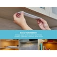 thumbnail image 3 of BLACK+DECKER Rechargeable Under Cabinet Lighting, Motion Sensor On/Off, Warm White LED, Stick-On Install for Kitchen & Closets - 2 Light Bars, 3 of 11