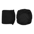 thumbnail image 3 of Dining Room Chair Cover, Office Chair Cover, Dustproof Back Cover Stretch Washable Chair Seat Protector, for Kitchen Home Party Restaurant Black, 3 of 8