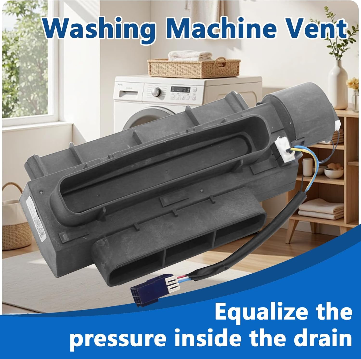 Aniceparthy WH16X29509 Washing Machine Vent Damper for Top Load Washer Models