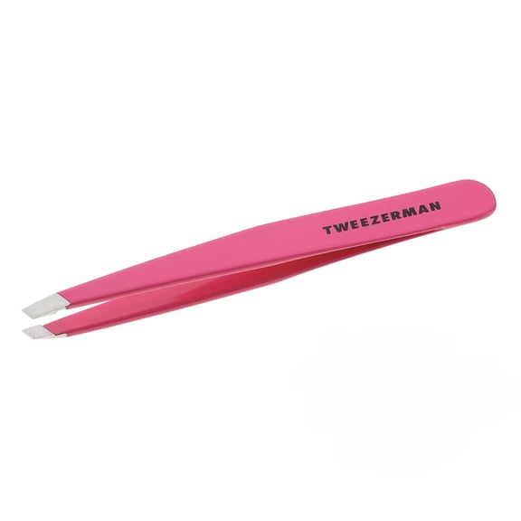 Tweezerman Neon Pink Full Slant Stainless Steel Slant Tweezer