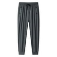 thumbnail image 7 of Stretch Active Pants for Women Over 50, Audhol Men's Slim Casual Pants Summer Casual Pants Men's Breathable Pants Features: Sweatpants Women Grey 3XL, 7 of 7