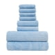 thumbnail image 2 of Juego De Toallas De Terciopelo, Toallas De Baño Suaves Y Absorbentes, Toallas Faciales De Secado Rápido, Lavado Y Secado Delicados, Para El Baño Del Hogar, Color Azul, 2 of 8