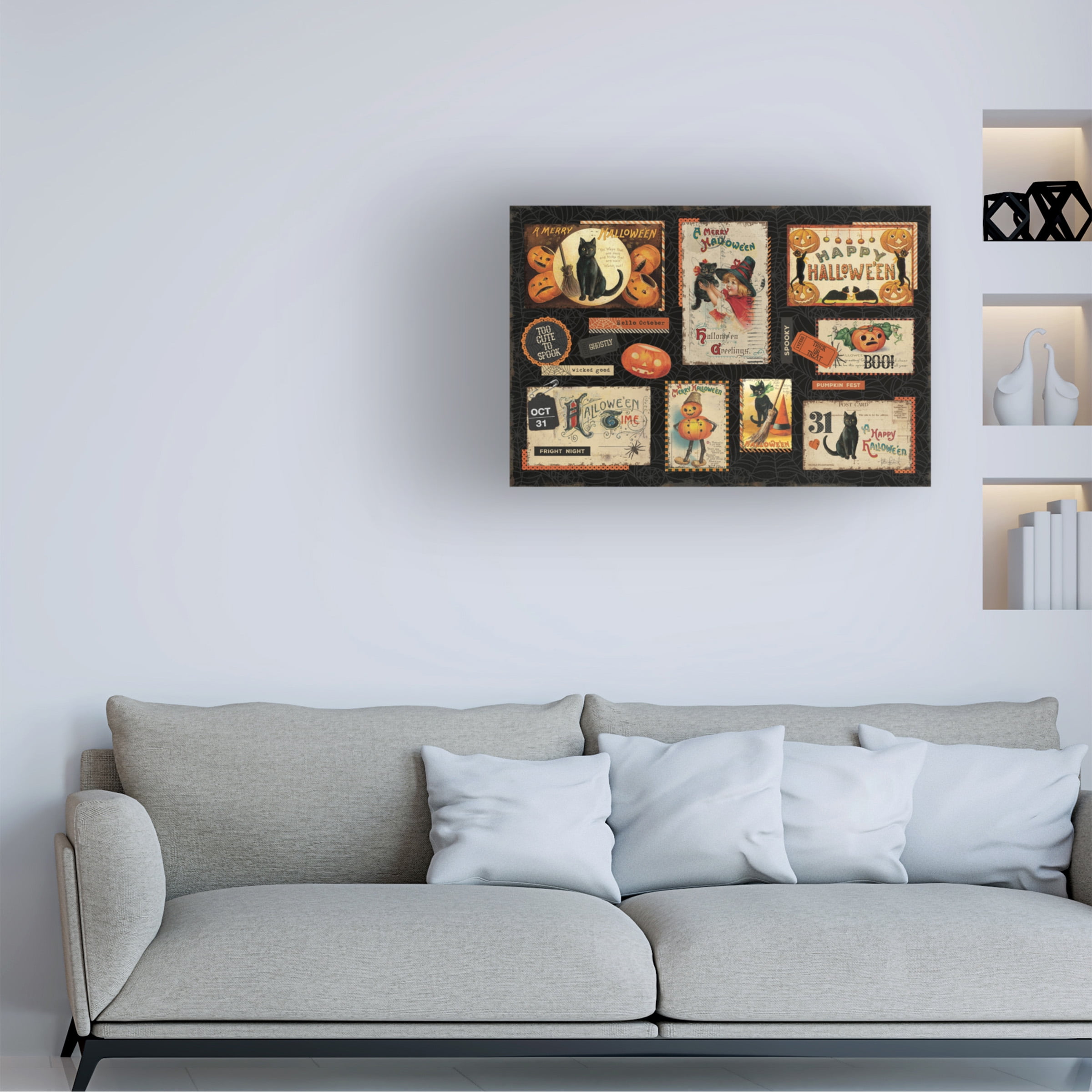 Trademark Fine Art 'Halloween Nostalgia I' Canvas Art by Katie Pertiet