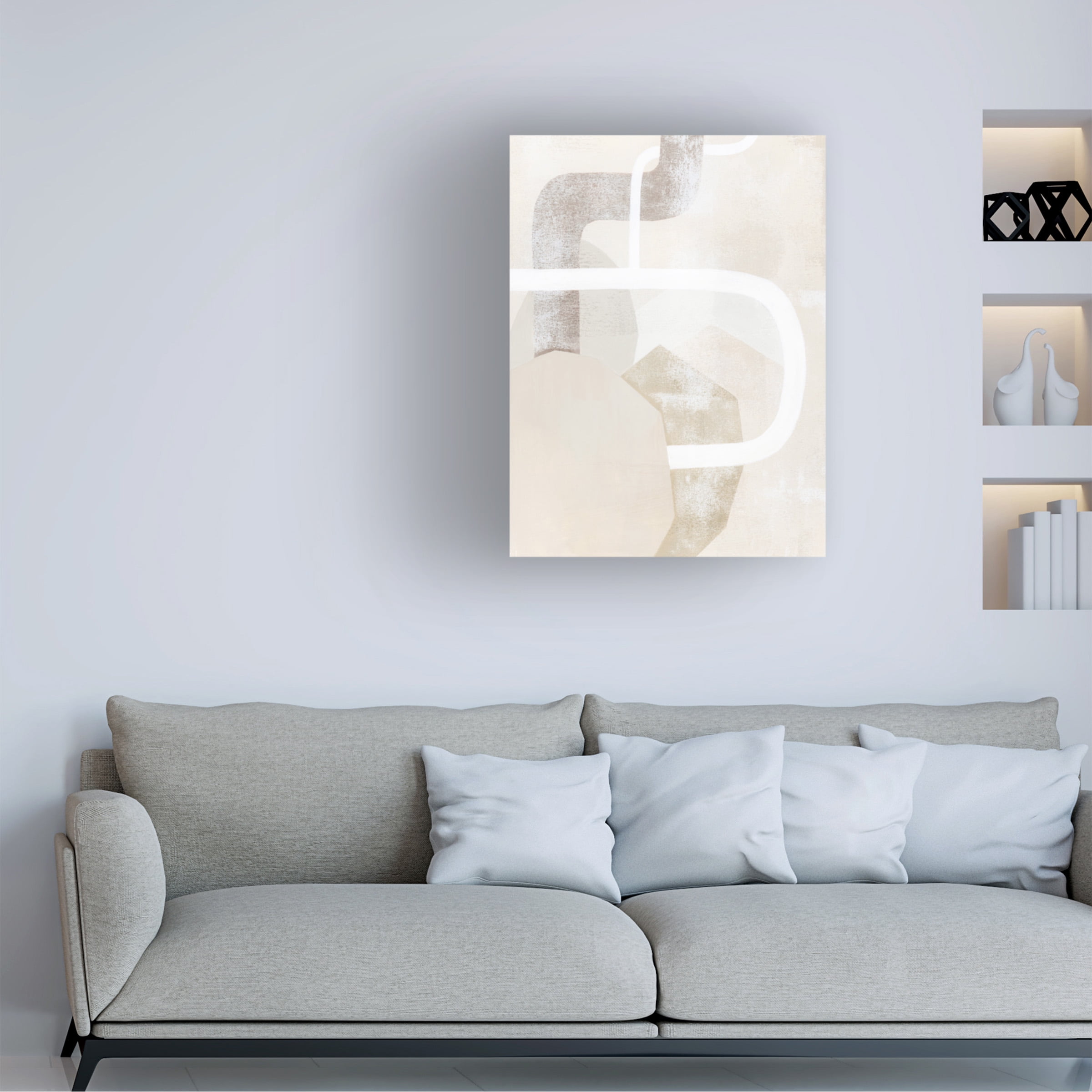 Grace Popp 'Quiet Affection I' Canvas Art