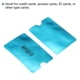 thumbnail image 4 of Funda Protectora Uxcell NFC Fundas para Tarjetas de Crédito Bloqueadoras de RFID Azul Claro 10Pack, 4 of 5