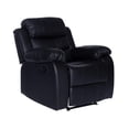 thumbnail image 1 of Sillón Reposet Reclinable Individual Midtown Concept Tapizado de Tela Negro, 1 of 7