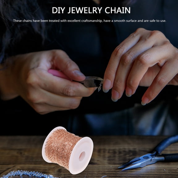 SEWOART Premium Copper DIY Jewelry Chain in Color for Versatile Making
