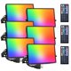 thumbnail image 1 of Foco LED Onforu, paquete de 6, RGBW, 100 W, control remoto IP66, para exteriores, 1 of 9