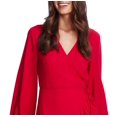 thumbnail image 2 of 1.STATE Women's Ruffled Wrap Mini Dress Red Size 2, 2 of 3