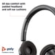 thumbnail image 3 of Auriculares Plantronics Blackwire 3320 USB-A con cable de doble oreja, 3 of 4