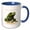 Blue/White, variant on 3drose, Georgia Territory Amphibian the Green Tree Frog, 15oz Mug
