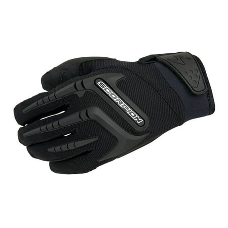 Street Riding Gloves - Scorpion Skrub Lightweight Textile Street Motorcycle Riding Glove Black XX-Large