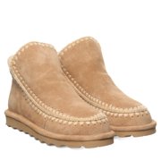 BEARPAW Women's Winter Boot Iced Coffee Size 12 | Comfortable Fashion Footwear | Slip On Winter Boot for Women