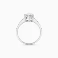 thumbnail image 3 of Cloud Jewel 2.3 Ct Pear Cut Moissanite Engagement Ring - 14K White Gold Plated Wedding Ring for Women's - Anniversary Gift for Women's - Causal Office Wear Ring - Daily Wear Fine Jewelry, 3 of 3