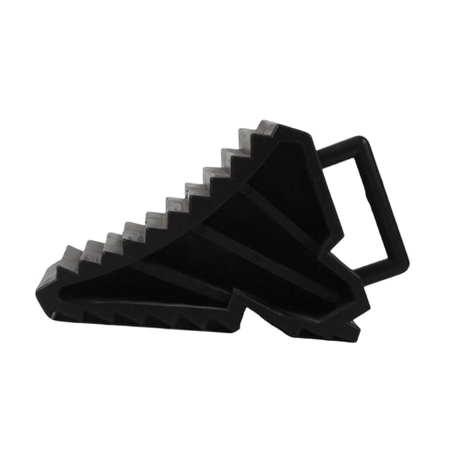 funtasica Wheel Chock Anti Slip Multifunctional Accessory Practical Outdoor Tire Chock Black Car