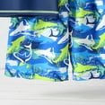 thumbnail image 4 of Ticikt Boys Swimwear Set 2PC Swim Shirt and Trunks with Print Summer Beach Outfit for Kids Age 7-12,Color:Blue,Size:11-12 Years, 4 of 9