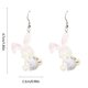 thumbnail image 3 of Xihbxyly Pendientes de Conejito de Pascua, Bonito Diseño de Purpurina Acrílica, Joyería Ligera de Primavera, Elegante Regalo Navideño, Perfectos para Pascua, San Valentín y Carnaval. Tamaño: 3 X 7 X, 3 of 6