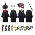 thumbnail image 3 of Suéter de Cosplay de harry Potter para niños y adultos, ropa diaria, bufanda de Hermione, disfraces, uniforme escolar, corbata, estilo universitario, fiesta, 3 of 4