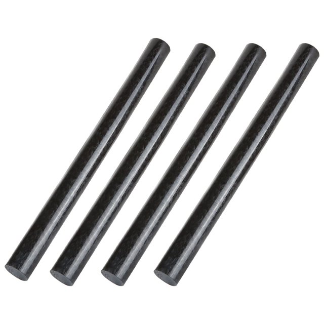 FVIEXE Paquete de 4 varillas redondas de copolímero de acetal de 1 pulgada de diámetro y 12 pulgadas de longitud Varilla de plástico Delrin/acetal Tolerancia estándar Varilla de copolímero de acetal n