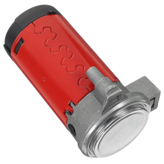 CTIRCHIU Red 12V Horn Compressor Metal Air Compressor Replacement Weather Resistant for Vehicles
