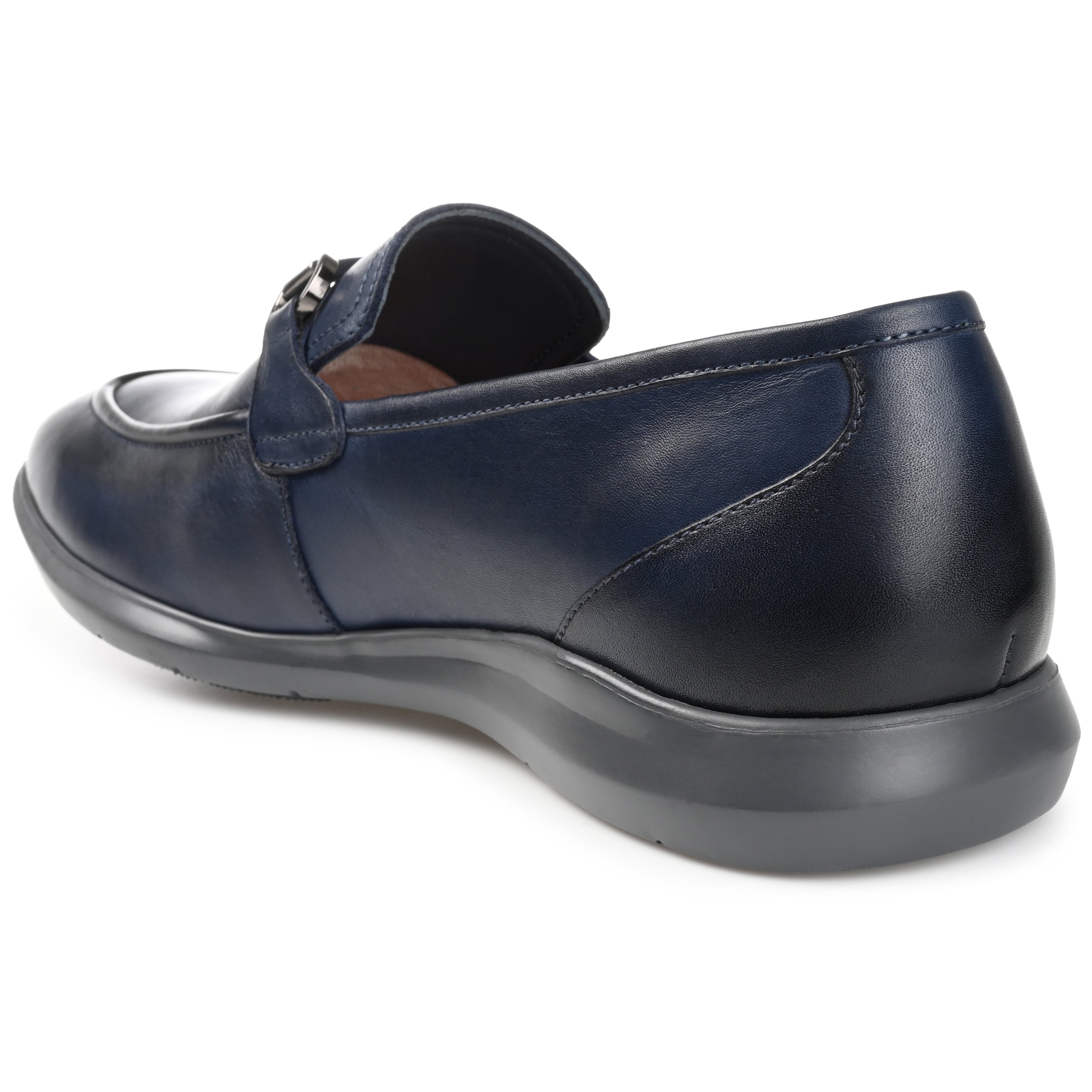 Thomas & Vine Burns Bit Shoes Men\'s Size 10.5 Black Slip On Loafers Dress New Thomas & Vine Mens Burns Slip-on Bit Loafer - Walmart.com main image 4