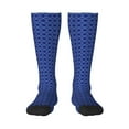 thumbnail image 2 of Picia Women Crew Soft Moisture-wicking Socks Blue Lantern Shapes Pattern Design Cotton Socks, One Size fit All, 2 of 9